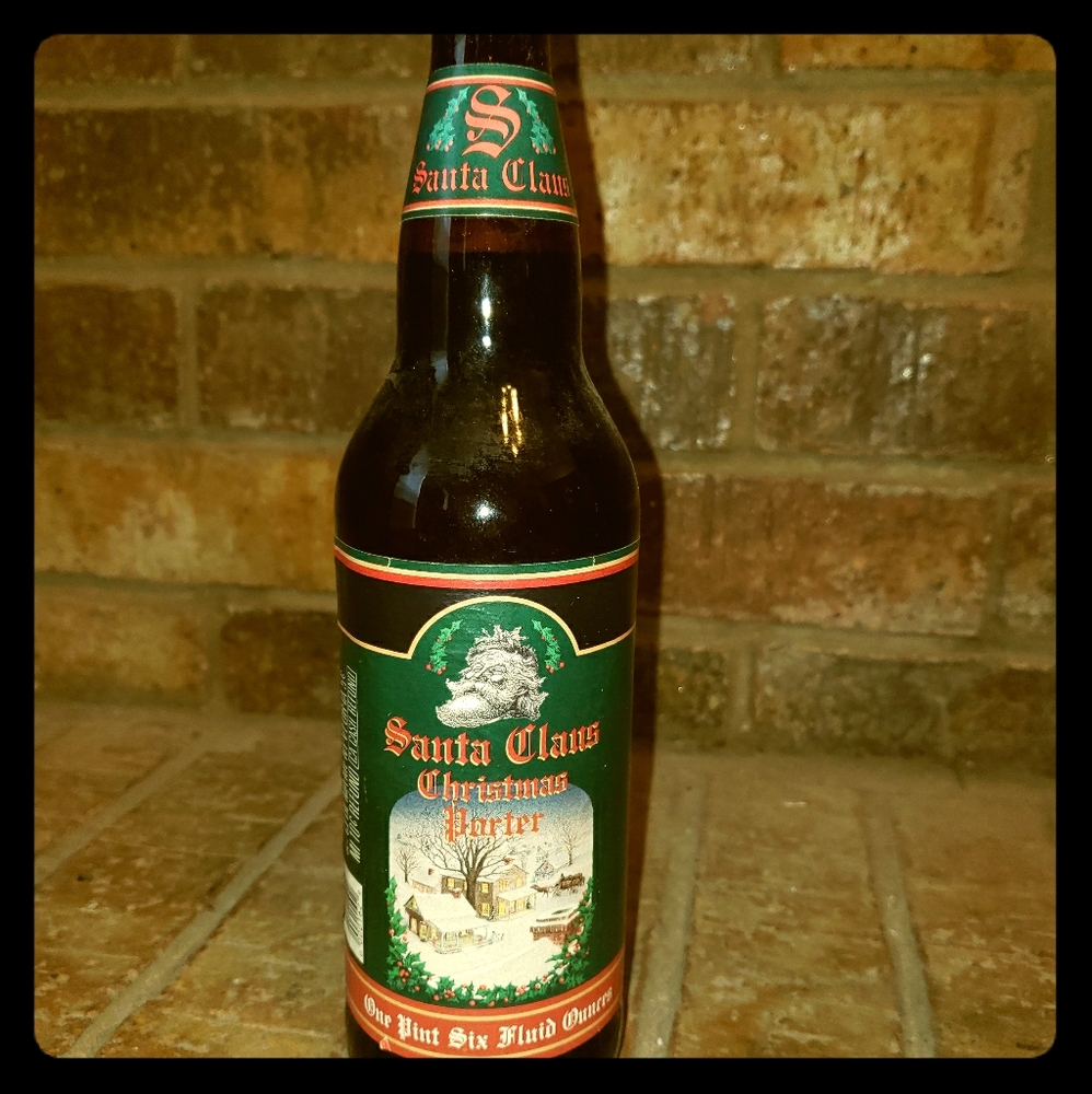 Decorate Santa Clause Porter Beer Bottle